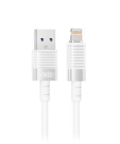 Καλώδιο USB High-Speed Α αρσ. - Lightning, 1.00m σε λευκό χρώμα - XO NB282