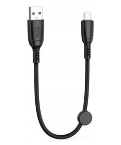 Καλώδιο USB High-Speed Α αρσ. -  MICRO USB αρσ., 0.25m σε μαύρο χρώμα - XO NB247