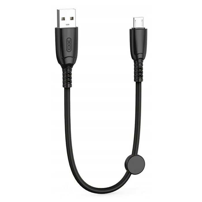 Καλώδιο USB High-Speed Α αρσ. - MICRO USB αρσ., 0.25m σε μαύρο χρώμα - XO NB247