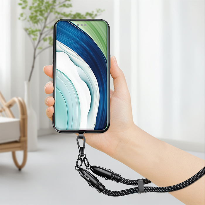 Καλώδιο USB High-Speed Type-C αρσ. - Type-C αρσ., 0.2m σε μαύρο χρώμα - XO NB-Q289B - Image 4