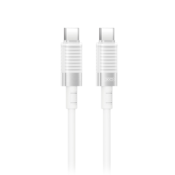 Καλώδιο USB High-Speed Type-C αρσ. - Type-C αρσ., 1.00m σε λευκό χρώμα - XO NB-Q282B