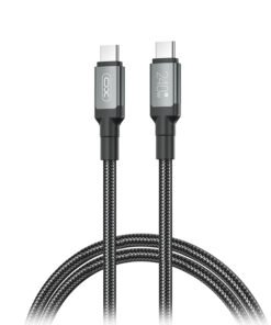 Καλώδιο USB High-Speed Type-C αρσ. - Type-C αρσ. 240W, 1m σε μαύρο χρώμα - XO NB-Q264A