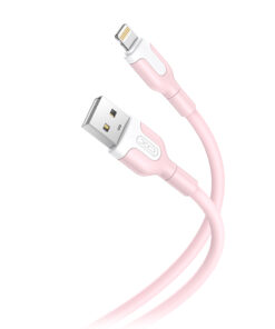 Καλώδιο High-Speed USB A αρσ. - Lightning 10.5W, 1.00m σε ροζ χρώμα - XO NB212