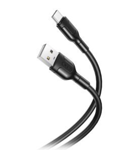 Καλώδιο High-Speed  USB A αρσ. - USB Type-C αρσ. 10.5W, 1.00m σε μαύρο χρώμα - XO NB212