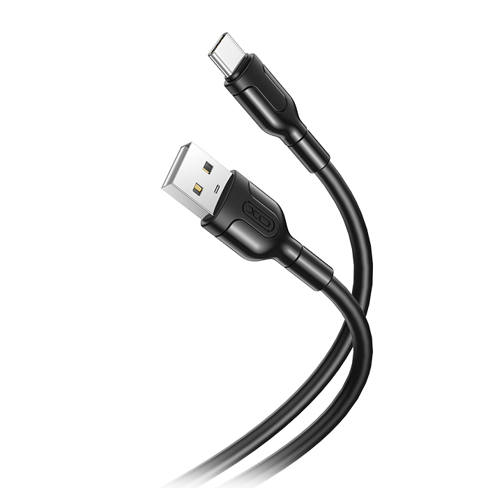 Καλώδιο High-Speed USB A αρσ. - USB Type-C αρσ. 10.5W, 1.00m σε μαύρο χρώμα - XO NB212