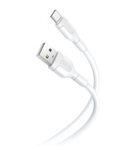Καλώδιο USB High-Speed A αρσ. - USB Type-C αρσ. 10.5W, 1.00m σε λευκό χρώμα - XO NB212