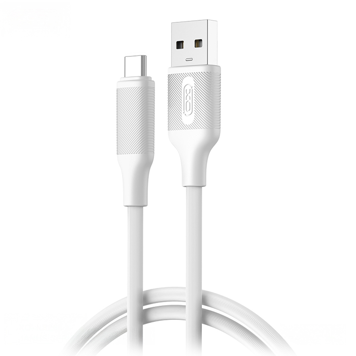 Καλώδιο USB High-Speed A αρσ. - USB Type-C αρσ. 15W, 1.00m σε λευκό χρώμα - XO NB265