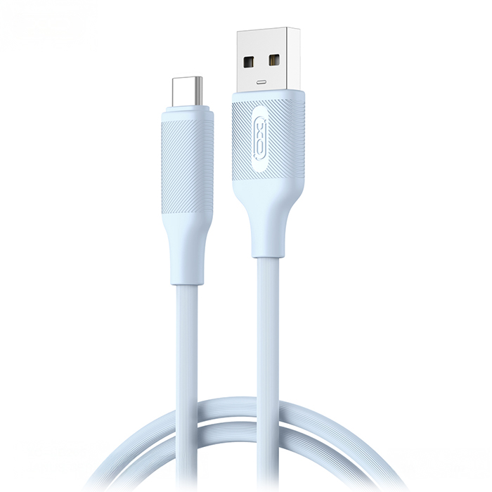 Καλώδιο USB High-Speed A αρσ. - USB Type-C αρσ. 15W, 1.00m σε μπλε χρώμα - XO NB265