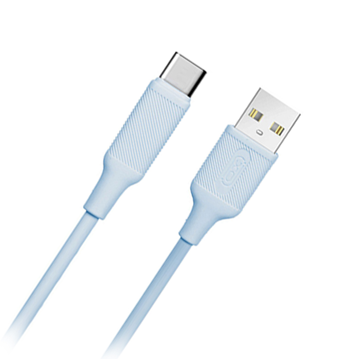 Καλώδιο USB High-Speed A αρσ. - USB Type-C αρσ. 15W, 1.00m σε μπλε χρώμα - XO NB265 - Image 2