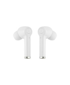 Setty TWS Bluetooth In‑Ear Ακουστικά με Θήκη Φόρτισης – Λευκό
