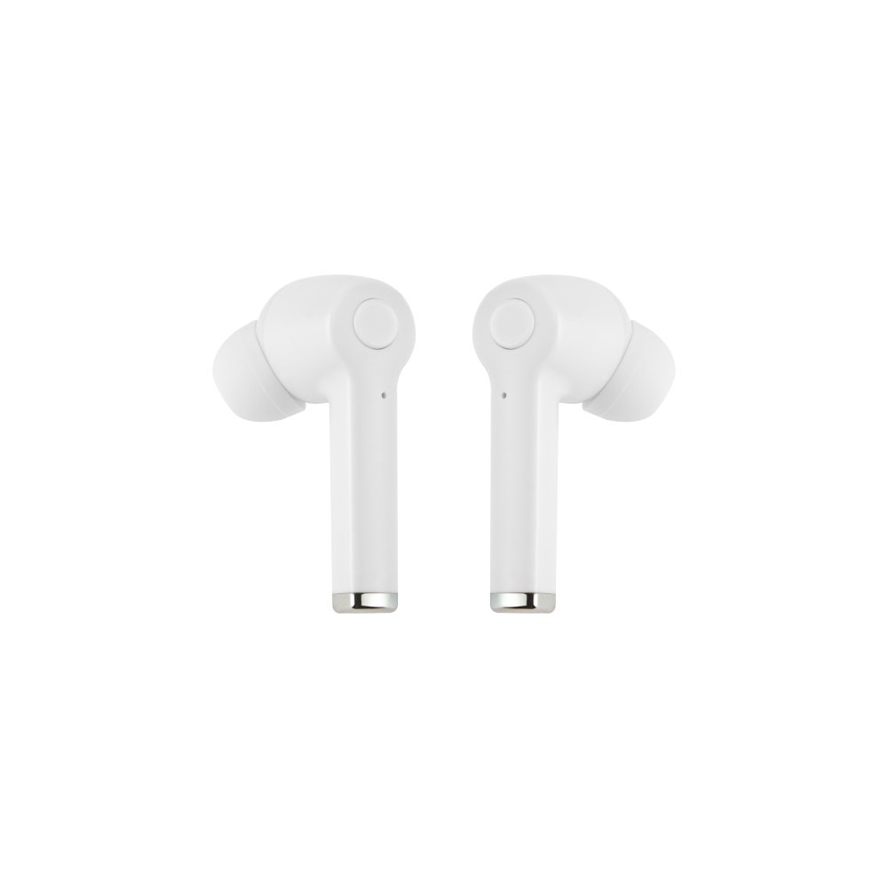 Setty TWS Bluetooth In‑Ear Ακουστικά με Θήκη Φόρτισης – Λευκό