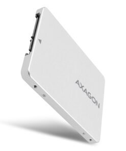 AXAGON RSS-M2SD SATA - M.2 SSD SATA, UP TO 80MM SSD, ALU BODY, SILVER