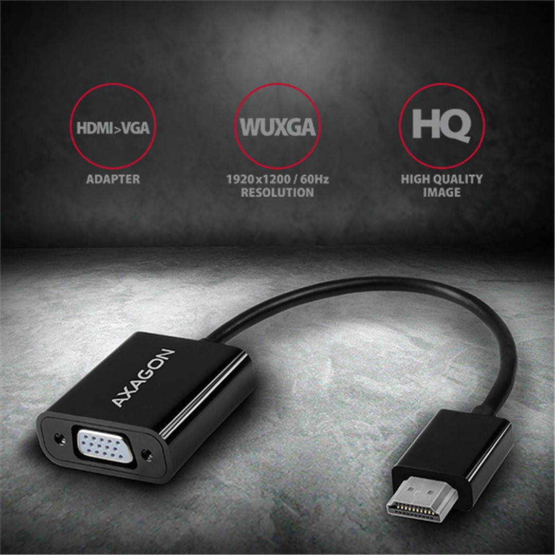 AXAGON RVH-VGN, HDMI -> VGA REDUCTION / ADAPTER, FULLHD - Image 2