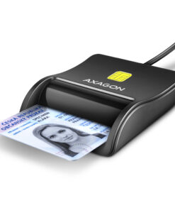 AXAGON CRE-SM3N USB SMART CARD FLATREADER