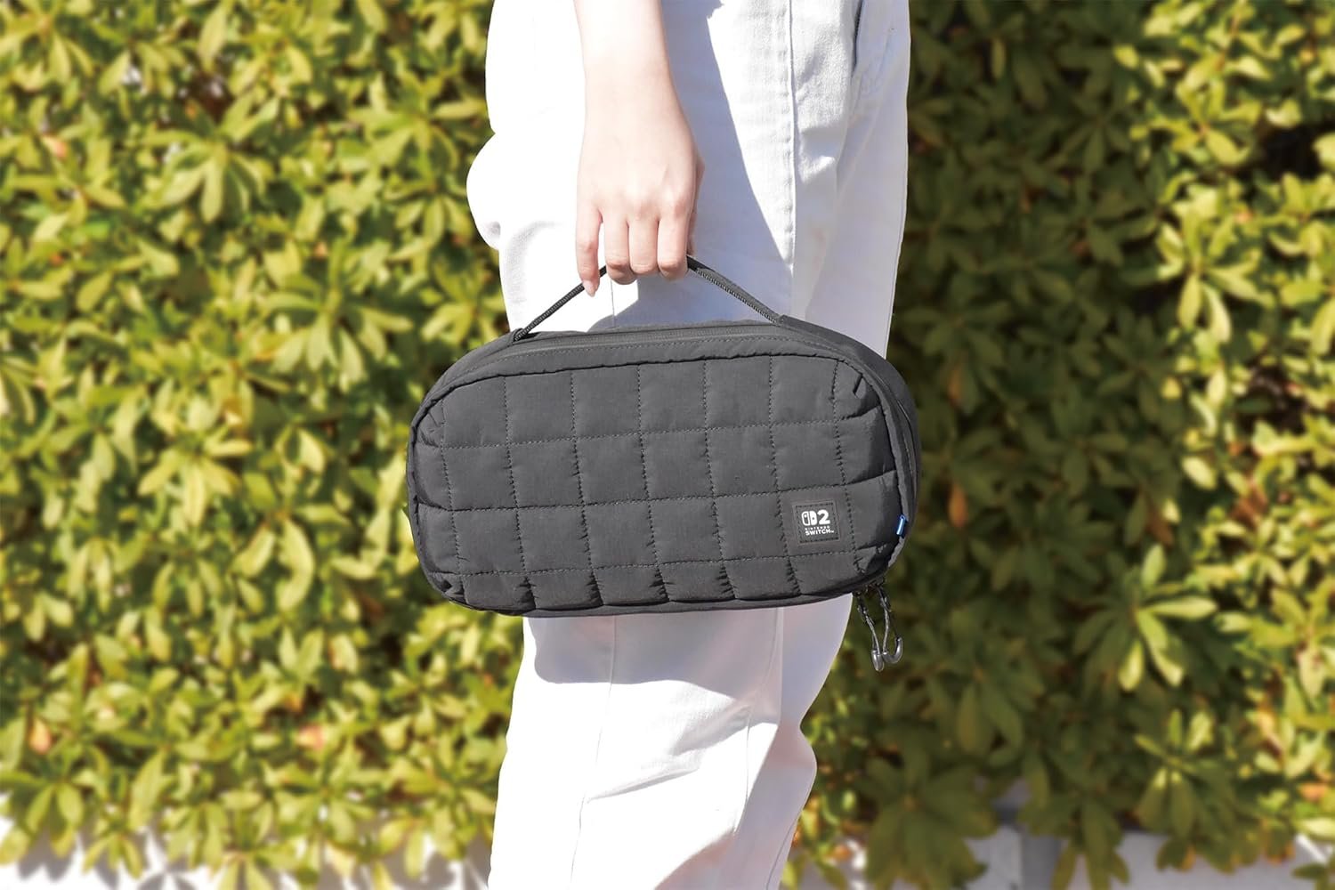 HORI (NSX-019E) PUFF POUCH (BLACK) FOR SWITCH 2 / SWITCH / SWITCH OLED - Image 3