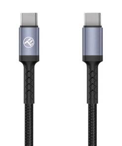 Tellur Καλάθι USB‑C σε USB‑C Καλώδιο, 60 W PD, 3 Α, 1 m – Μαύρο