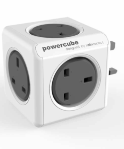 Allocacoc PowerCube Original 5 Outlets – UK (Grey) - Πολύπριζο 5 θέσεων UK Γκρι - (7100GY/UKORPC)