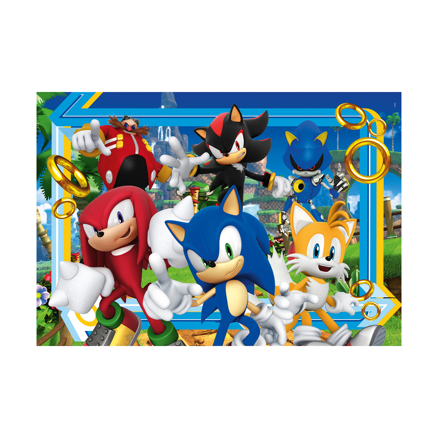 Clementoni Παιδικό Παζλ Supercolor Sonic 180 τμχ - Image 2