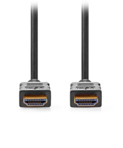 Καλώδιο High speed HDMI with Ethernet, HDMI αρσ. - HDMI αρσ., 2.00m. - NEDIS CVGL34060BK20