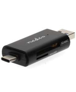 Card Reader USB 3.2 Gen 1x1 με διπλή υποδοχή Type-A & Type-C. - NEDIS CRDRU3110BK