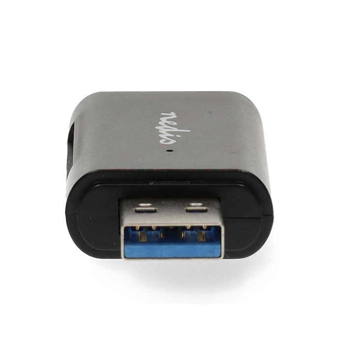 Card Reader USB 3.2 Gen 1x1 με διπλή υποδοχή Type-A & Type-C. - NEDIS CRDRU3110BK - Image 3