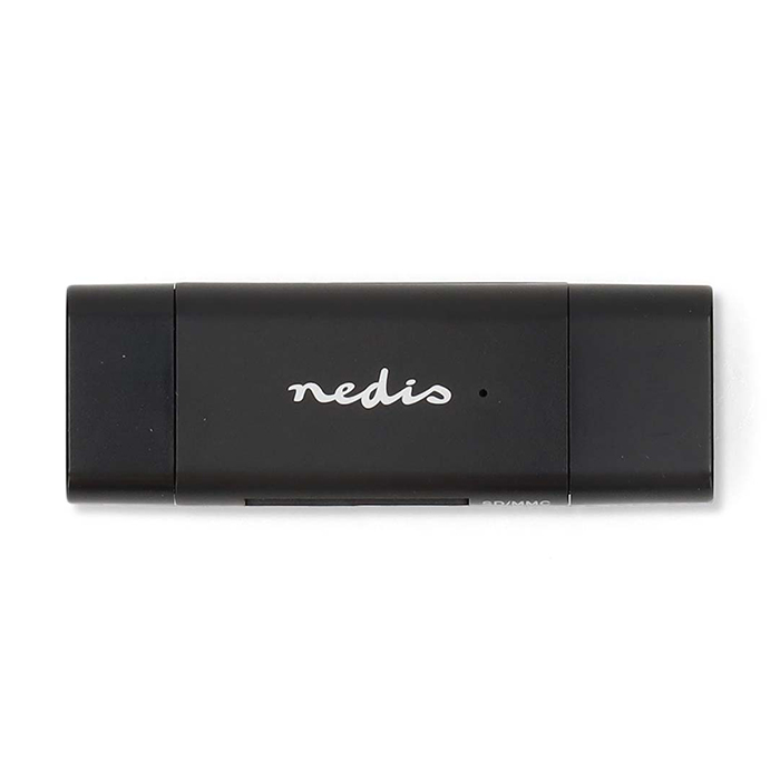 Card Reader USB 3.2 Gen 1x1 με διπλή υποδοχή Type-A & Type-C. - NEDIS CRDRU3110BK - Image 4