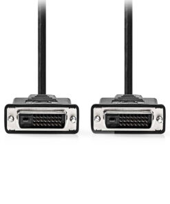Καλώδιο DVI-D 24+1-Pin αρσ. - DVI-D 24+1-Pin αρσ, 2.00m σε μαύρο χρώμα. - NEDIS CCGL32001BK20