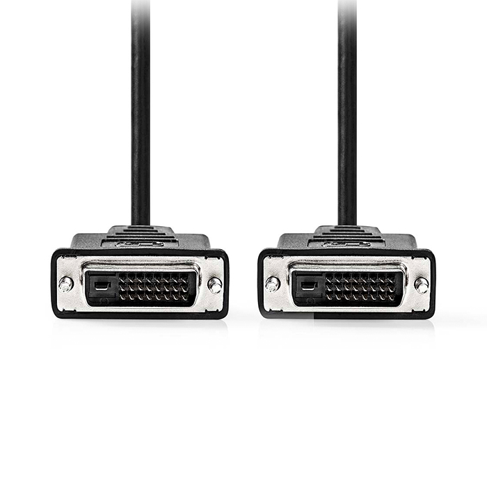 Καλώδιο DVI-D 24+1-Pin αρσ. - DVI-D 24+1-Pin αρσ, 2.00m σε μαύρο χρώμα. - NEDIS CCGL32001BK20