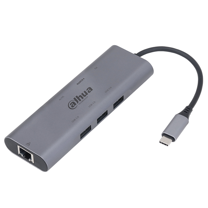 Σταθμός σύνδεσης 8 θυρών με σύνδεση USB 3.2 Gen 2x1 Type-C - DAHUA TC38