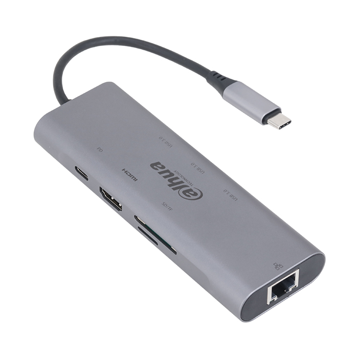 Σταθμός σύνδεσης 8 θυρών με σύνδεση USB 3.2 Gen 2x1 Type-C - DAHUA TC38 - Image 2