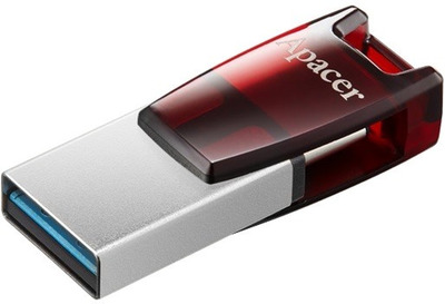 Apacer DUAL FLASH DRIVE AH180 32GB USB 3.2 Gen 1/USB-C Κόκκινο - Image 2