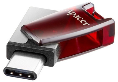 Apacer DUAL FLASH DRIVE AH180 32GB USB 3.2 Gen 1/USB-C Κόκκινο - Image 4
