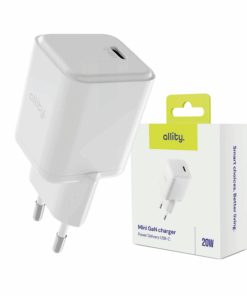 Φορτιστής τοίχου Allity GaN PD QC ATC-01-20WC 1x USB-c 20W λευκός