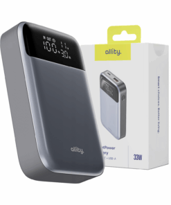 Allity power bank APB-200 PD QC 33W 10.000 mAh γκρι