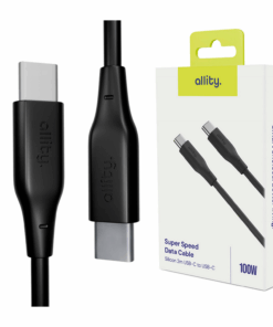 Καλώδιο Allity AUC-02 USB-c - USB-c 2,0 m 100W μαύρο