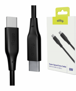 Καλώδιο Allity AUC-02 USB-C - USB-C 2,0 m 60W μαύρο