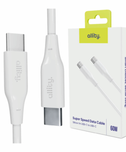 Καλώδιο Allity AUC-02 USB-c - USB-c 2,0 m 60W λευκό