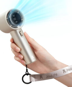 JISULIFE PORTABLE HANDHELD FAN PRO1 S (5000MAH) LIGHT BROWN