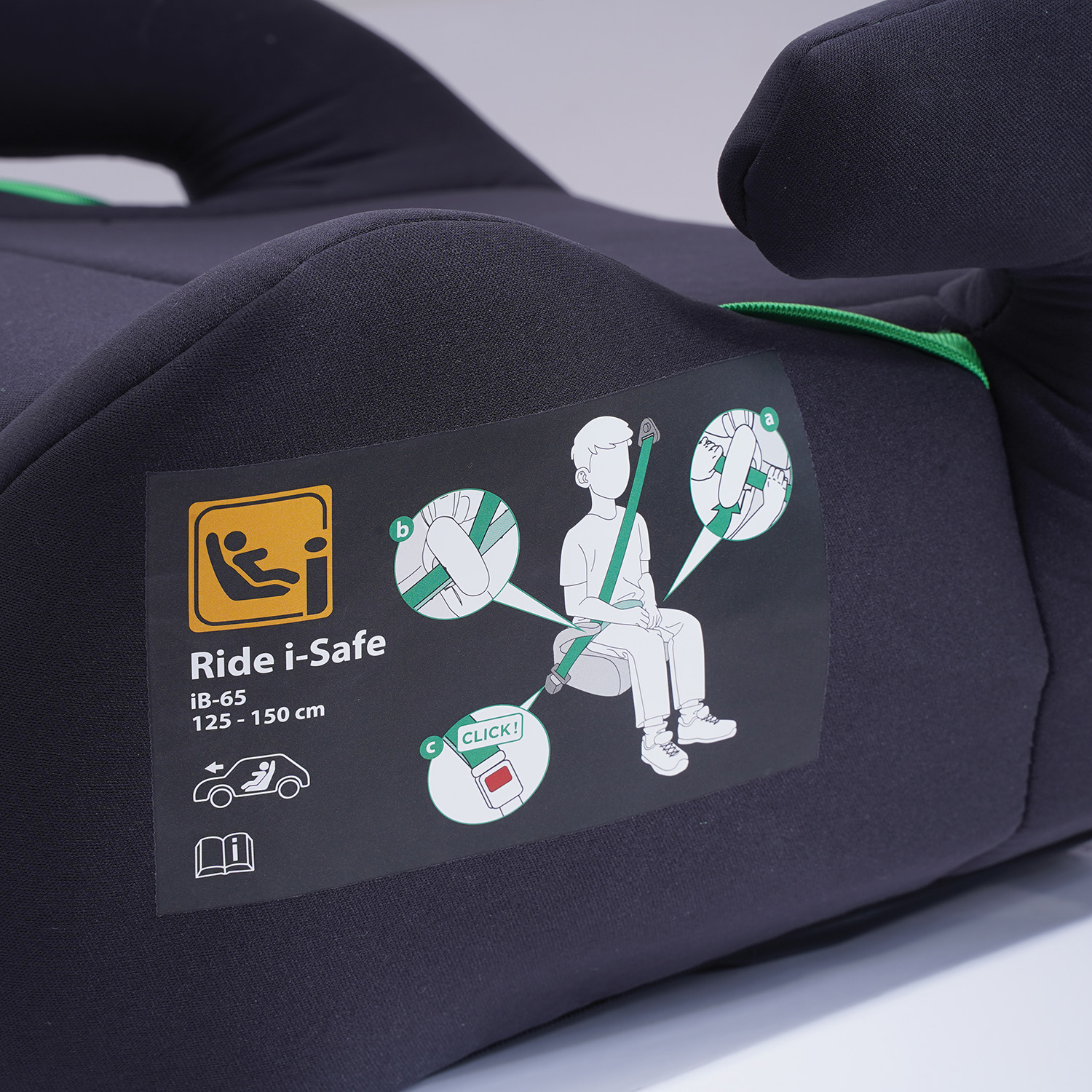 Bebe Confort Καθισματάκι Αυτοκινήτου Ride i-Safe για Παιδί 125-150 cm Tinted Graphite - Image 2