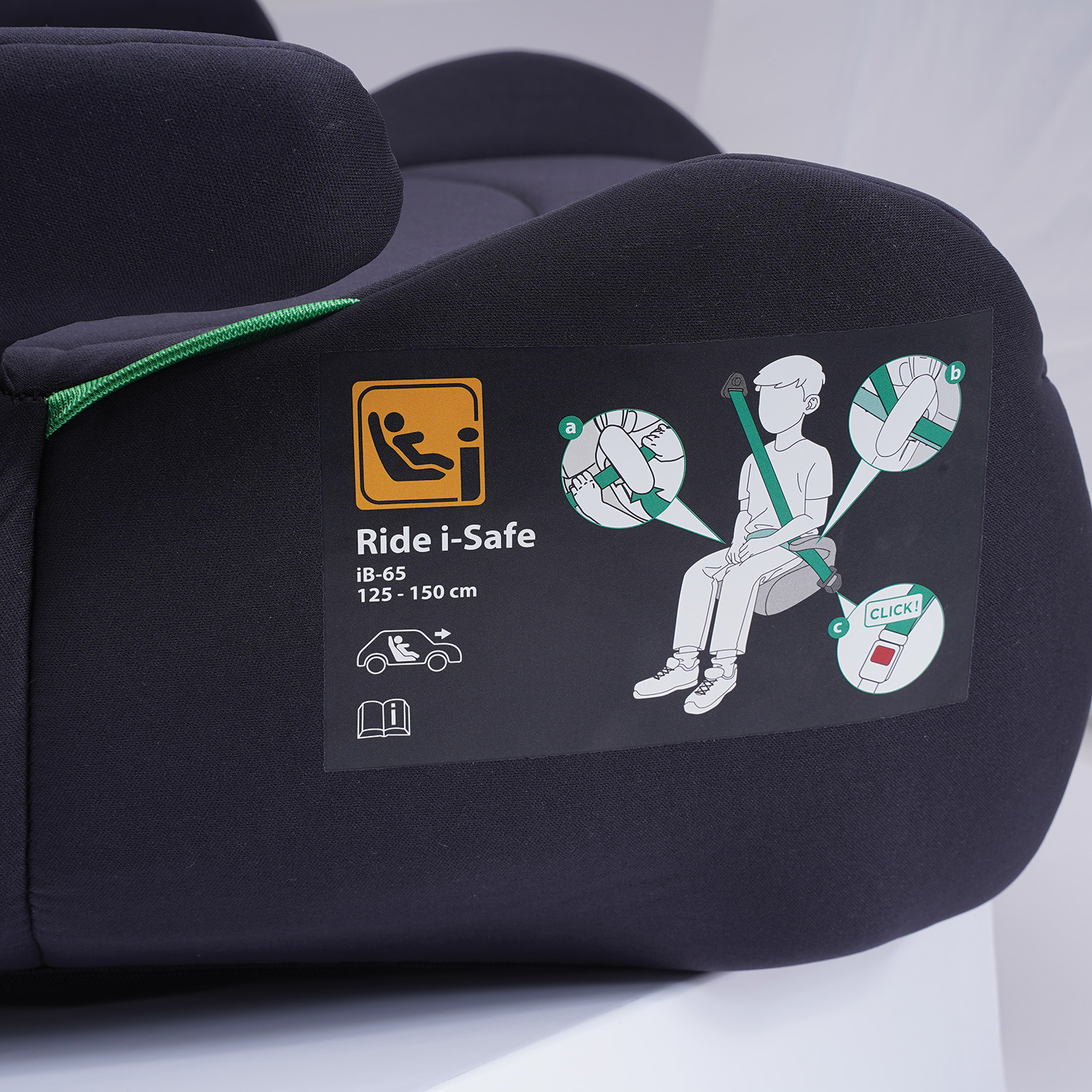 Bebe Confort Καθισματάκι Αυτοκινήτου Ride i-Safe για Παιδί 125-150 cm Tinted Graphite - Image 3