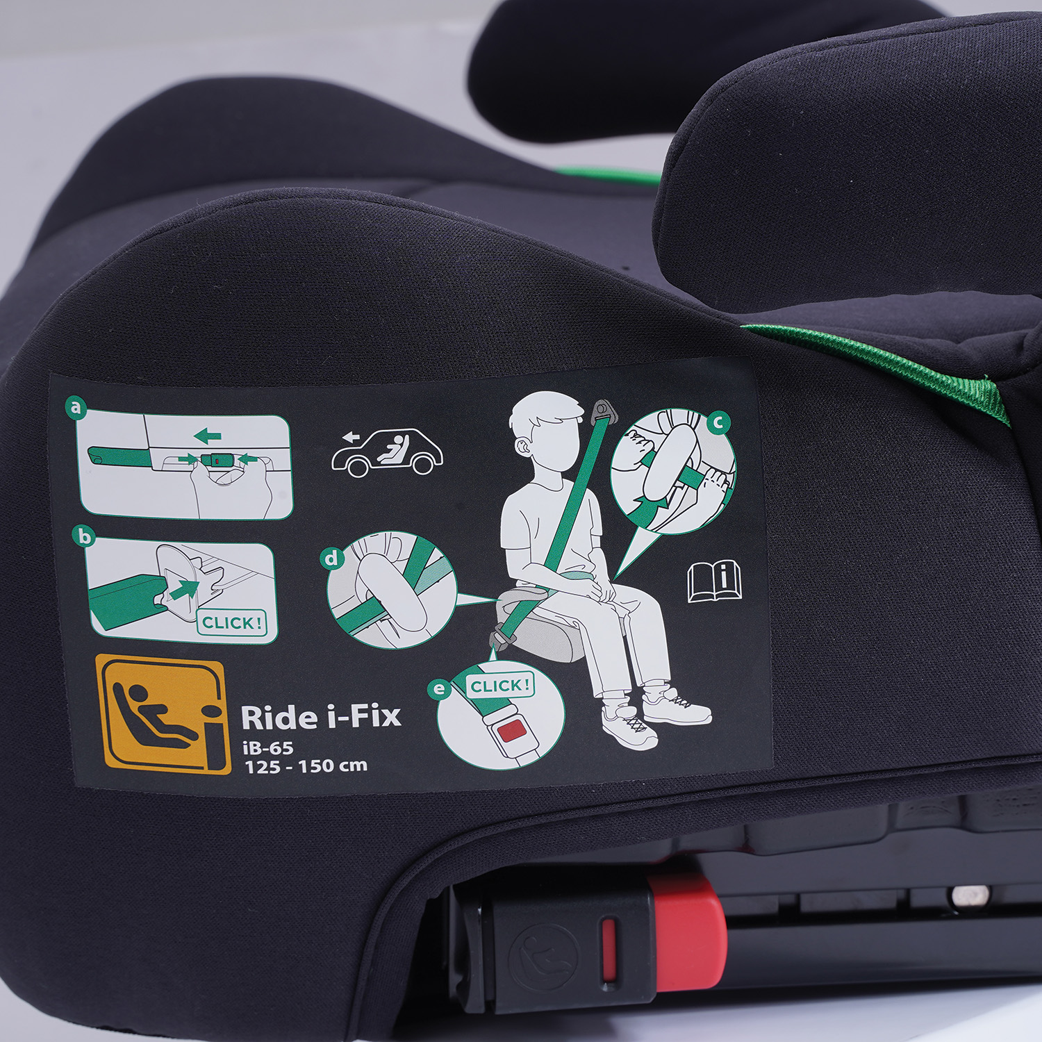 Bebe Confort Καθισματάκι Αυτοκινήτου Ride i-Safe για Παιδί 125-150 cm Black - Image 2