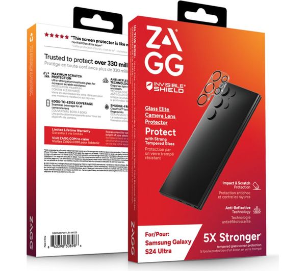 Zagg Invisible Shield Samsung Galaxy S24 Ultra camera lens protector - Image 2