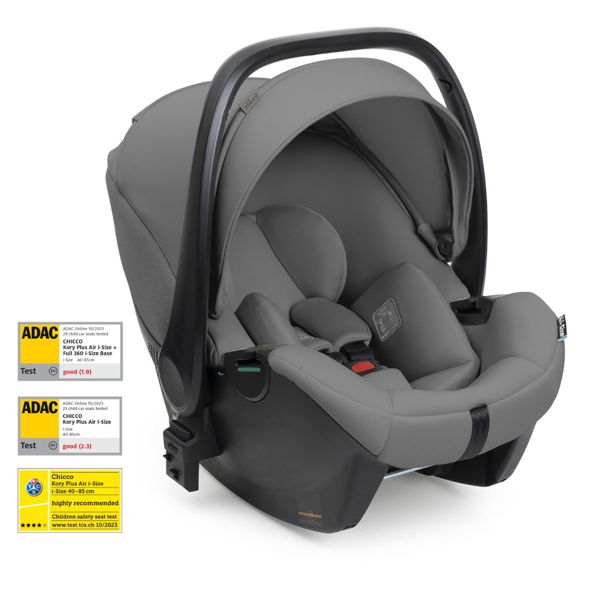 Chicco Καθισματάκι Αυτοκινήτου Kory Plus i-Size για Παιδί 40-85 cm Lunar Rock - Image 5
