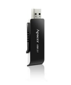 USB Stick Apacer AH350 64GB USB 3.1 Gen1 Μαύρο
