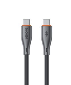 Καλώδιο Φόρτισης WK WDC-68 USB-C σε USB-C PD 65W 1m Μαύρο