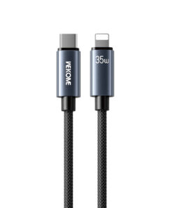 Καλώδιο Φόρτισης WK WDC-65 USB-C σε Lightning PD 35W 1.2m Μαύρο