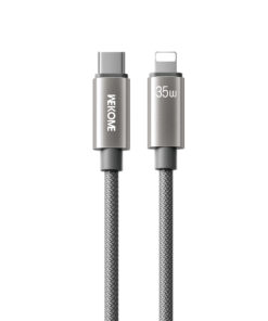 Καλώδιο Φόρτισης WK WDC-65 USB-C σε Lightning PD 35W 1.2m Γκρι