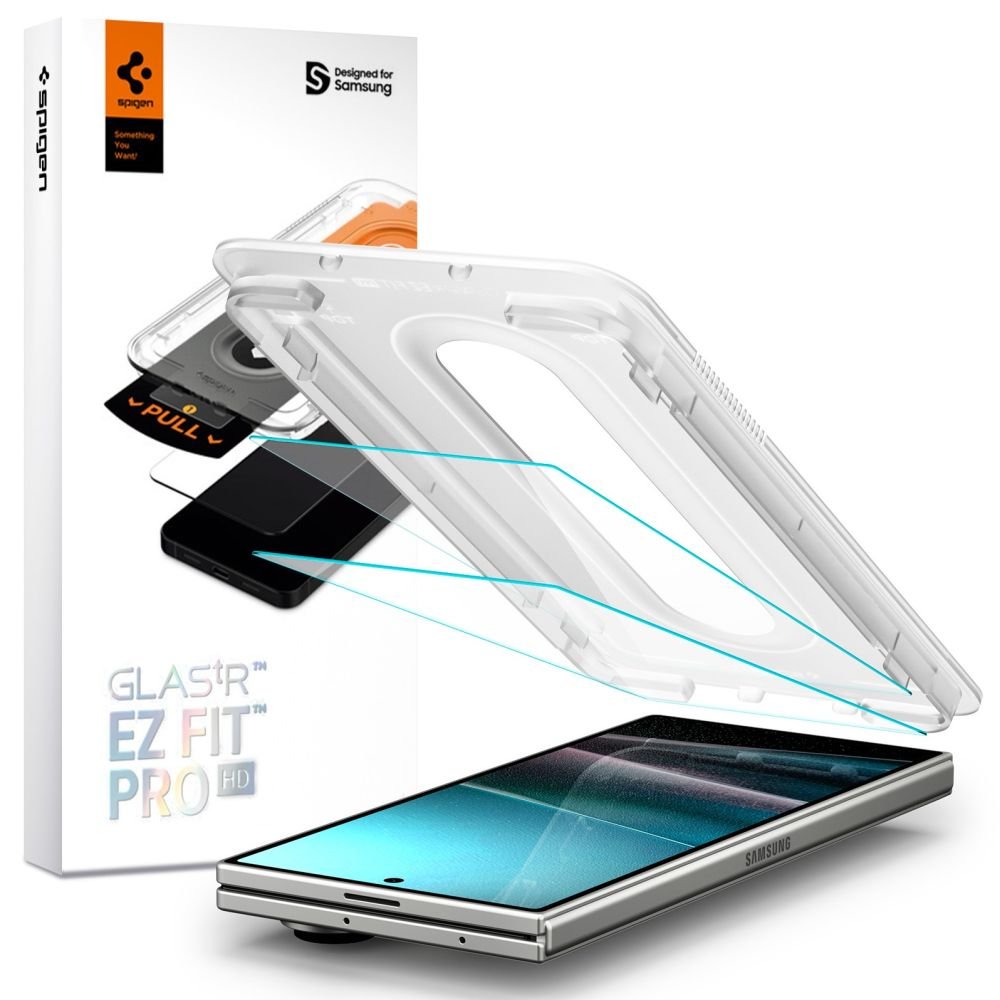 Spigen Glass tR EZ Fit Pro HD 2 τεμ., διαφανές - Samsung Galaxy Z Fold 7 (AGL09579)