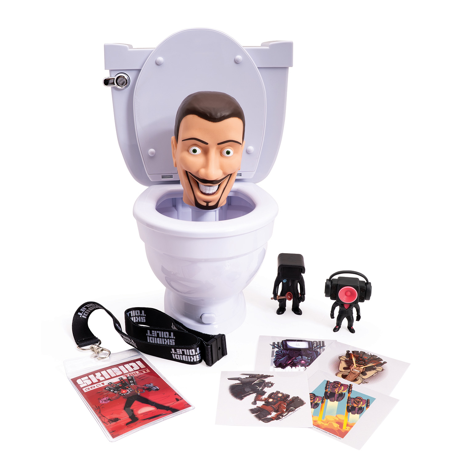 Skibidi Toilet Τουαλέτα με Αξεσουάρ Για 6+ Χρονών
