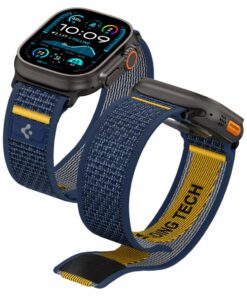 Λουράκι SPIGEN ATHLEX AIR για Apple Watch 6 / 7 / 8 / 9 / 10 / SE / ULTRA 1 / 2 (44 / 45 / 46 / 49 mm), Active Navy (AMP09036)